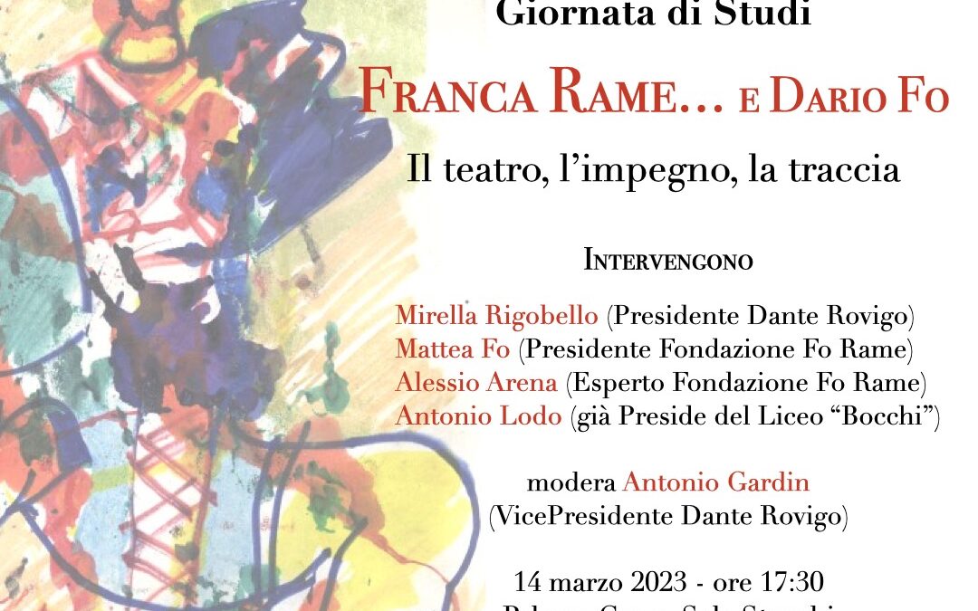 Franca Rame… e Dario Fo. Il teatro, l’impegno, la traccia